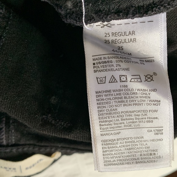 GAP baby boot jeans 25R - Picture 3 of 3